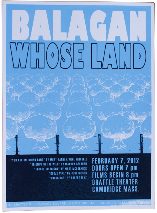 "Whose Land" poster by Alexander Squier