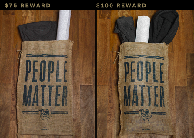 $75 Reward: Custom Bag, "Change Your Reality" Print, and "Broadcast Love" Shirt. $100 Reward: Name in the official credits, "Broadcast Love" Hooded Sweatshirt, "Change Your Reality" Print, "Broadcast Love" Shirt, and Custom Bag.