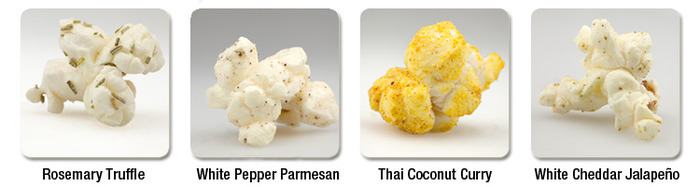 Pop Arts Savory Line of Popcorn.