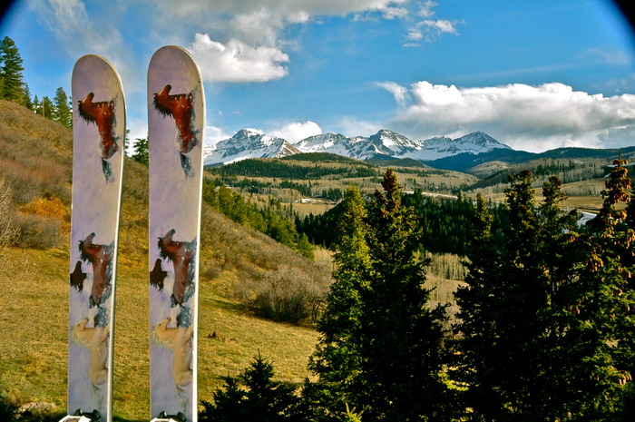 Limited Edition Wild Horse Ski, hand made in Telluride CO.