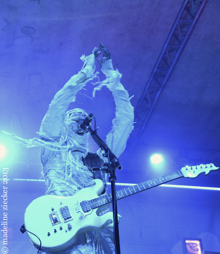 Cass-Caster guitar in action (see reward section). Photo courtesy of Madeline Ziecker