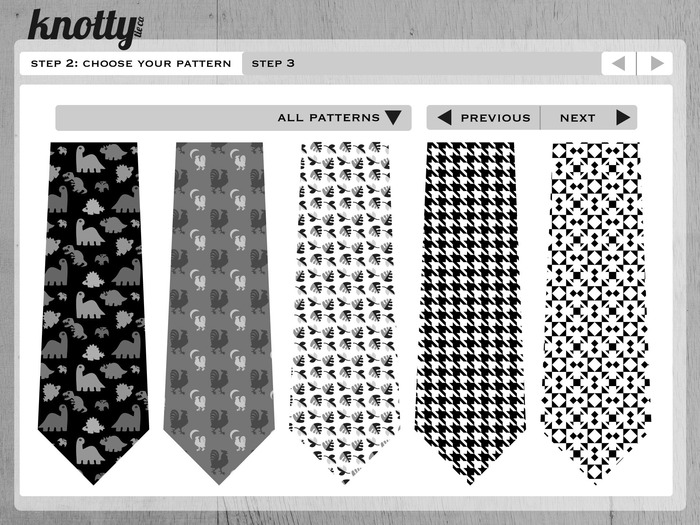 Step 2: Choose your pattern