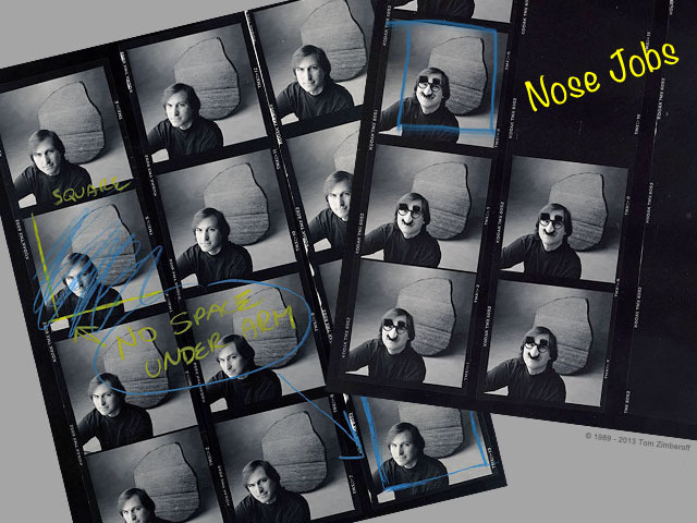 Original Contact Sheets of Film Negatives