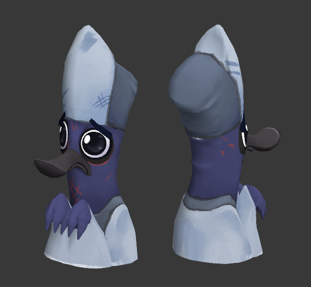 3D Model of Villain Figurine