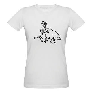 Yang Jiechang "Stranger Than Paradise" Pig and Dog Tee-shirt (Photo copyright ©2012 Britta Erickson)
