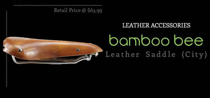 Bamboobee Classic Leather Saddle