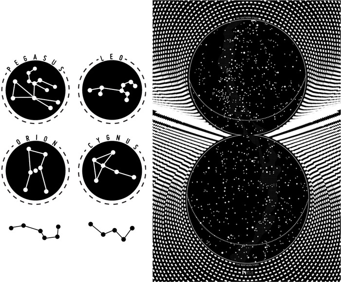 Constellation Tattoos ($10) and Star Poster ($25)
