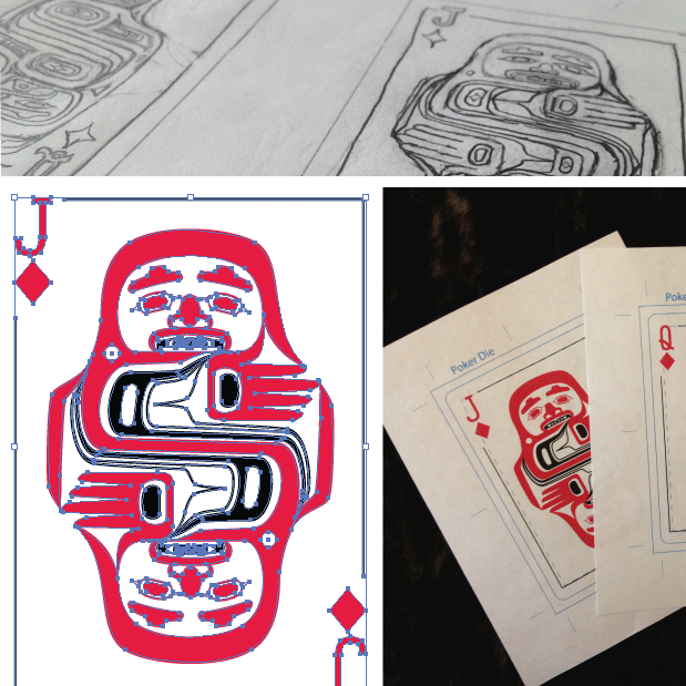 Process so far: Draw, vectorize, proof. Next: Print!