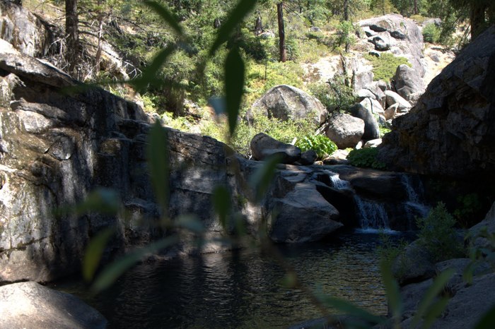 The waterfall/swimming hole