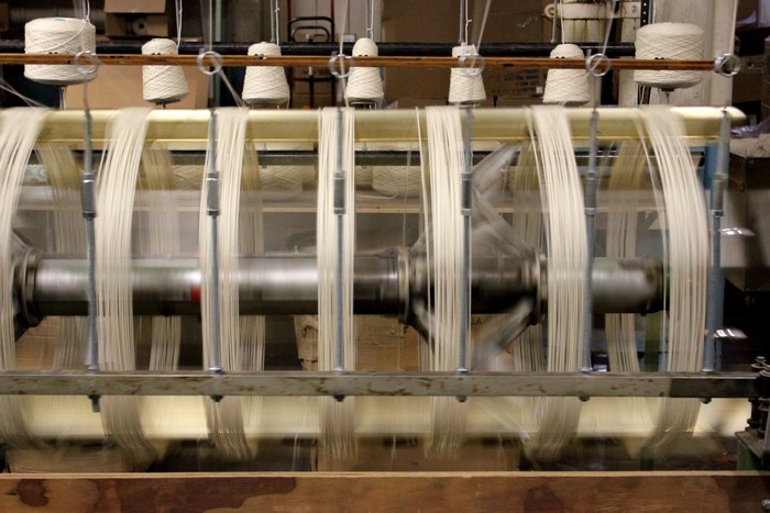 A Skeining Machine from the Original Dyehouse in Manhattan - Photography by Kyle Atwell