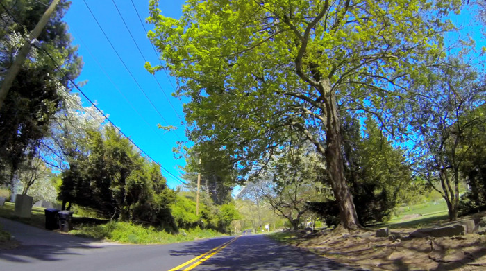 Driving down Barley Mill Road