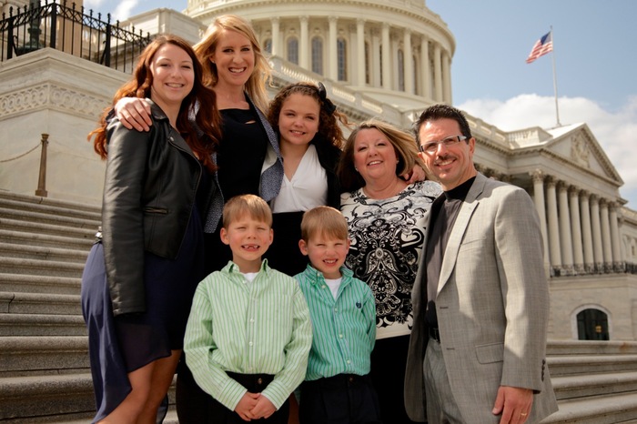 Director Sarah and the Diaz Family at our Capitol Hill Screening