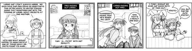Megatokyo comic [0051] - "Naze Nani: what if..."