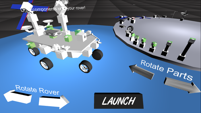 View of the Rover Design Lab from the prototype