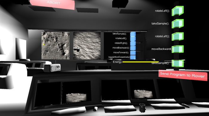 View of Mission Control from the prototype