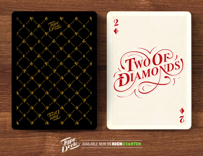 A mock up of the updated Backs & the Diamonds suit - The Two of Diamonds.
