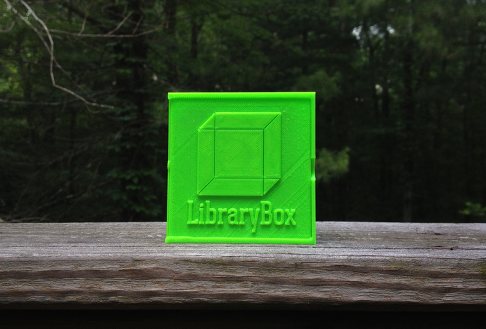 Limited Edition Kickstarter 3D Printed LibraryBox container