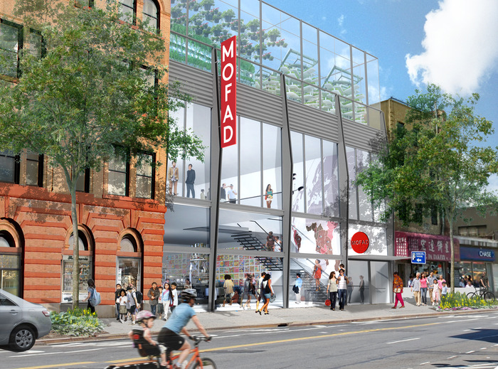 A rendering of a potential future home for MOFAD.