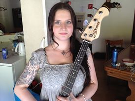 I now also play the bass guitar!