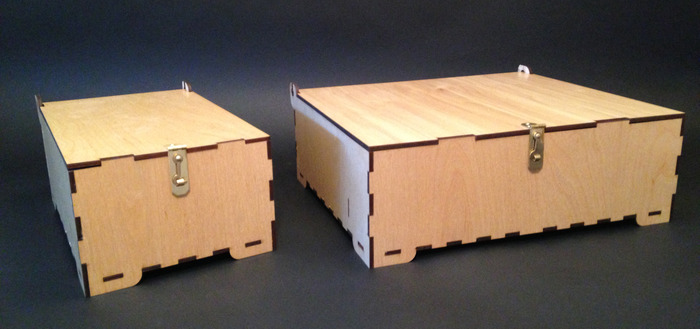 Small Box and Large Box, Side-by-Side.