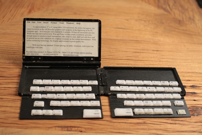Early Prototype with Cannibalized Keys