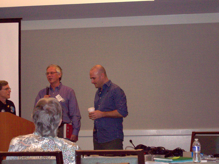 Dwight Zimmerman announcing "Trooper"