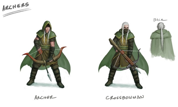 Concept art for Archers