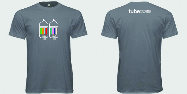 Wear your support with an official tubecore shirt.