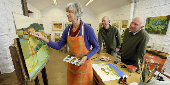 A place in the painting course with Hazel Campbell in Summer 2014