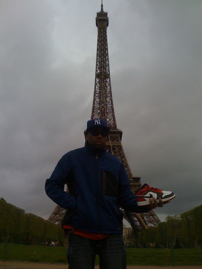 Producer Bat holding it down in Paris.