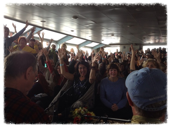 Bhajan Boat, NYC (photo by Nina Rao)