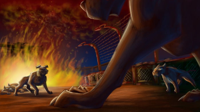 "The Final Fight" Concept Art.