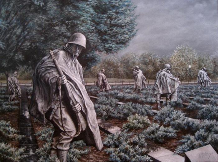 'The Forgotten War' Original Oil Painting