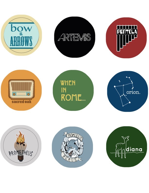 The "Diana" Band Pins! Everybody gets AT LEAST one.