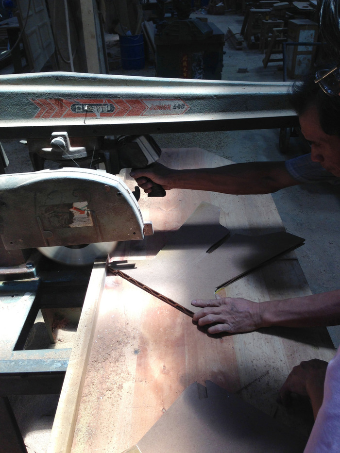 cutting line by line