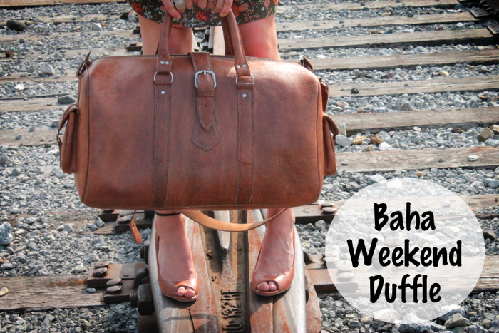 The Baha Weekend Duffle is the leather bag for every adventure but unlike synthetic bags this one will look better as it ages!