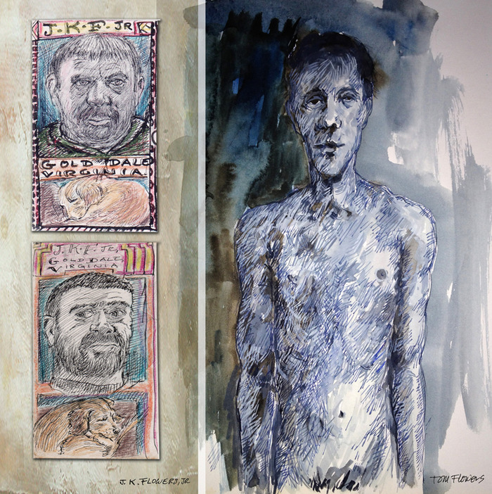 Jesse & Tom, Self Portraits - Rewards Print 1 - 10"x10"
