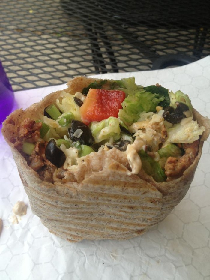 Any salad can be made into a wrap!