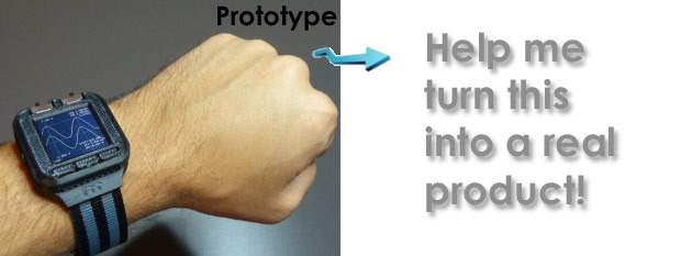 Oscilloscope Watch on KickStarter