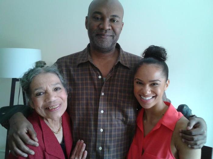 (l-r) Raven Wilkinson, Nelson George, Misty Copeland