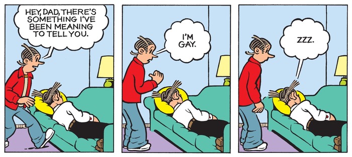 "Coming Out With the Bunksteads" by Howard Cruse
