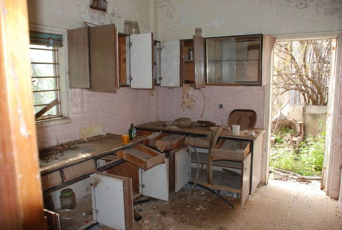 Remnants of a Varosha kitchen