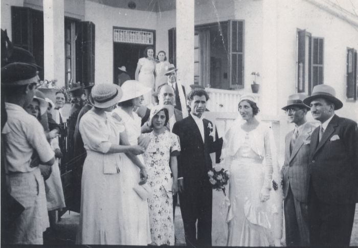 The family home - taken on my grandparents’ wedding day.