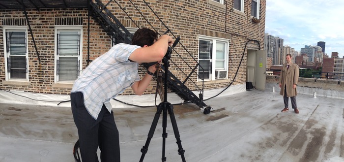 Behind the scenes with Nic, who plays Philip in the story