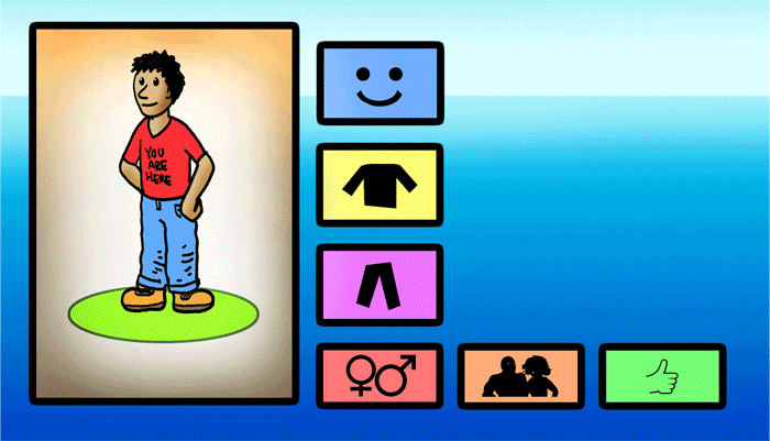 The Character Creator Mock-up