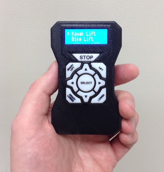 Prototype Bluetooth remote.