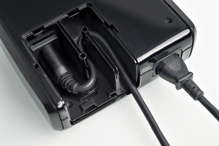 Place TV or game system power cord in lock compartment. Give the key to a friend or keep key out of easy reach.