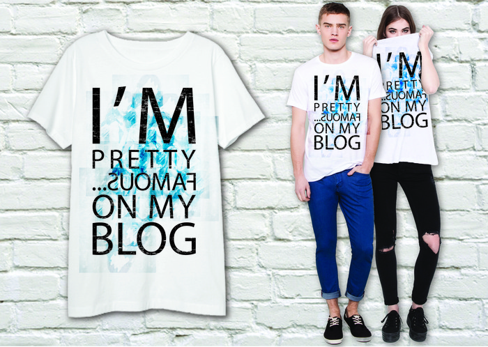 I'm pretty famous on my blog 2