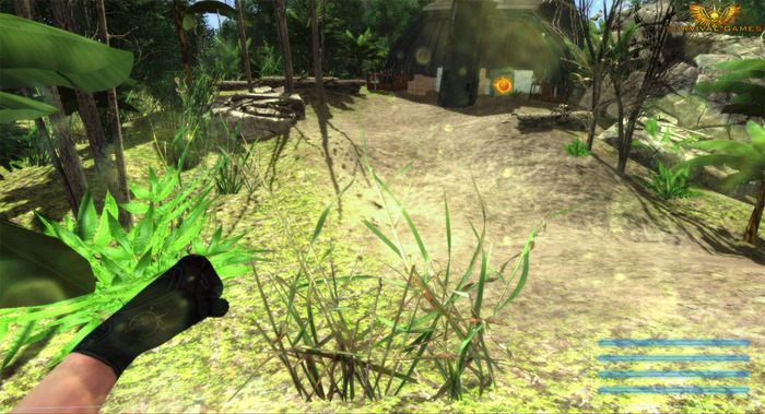 Rushing to the Trove unarmed (In-game screenshot)