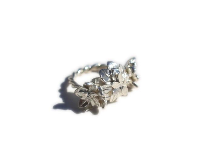 "LOTUS", silver ring- Margaux Clavel